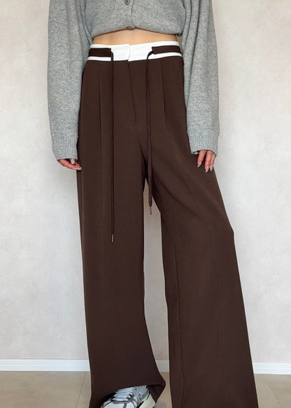 Waist design slacks