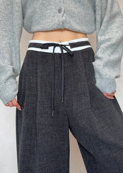 Waist design slacks