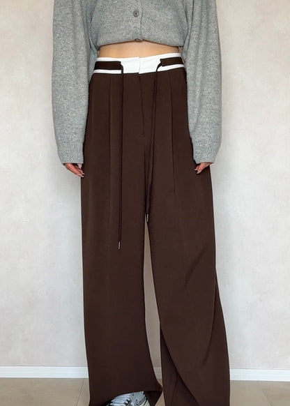 Waist design slacks