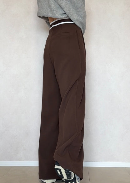 Waist design slacks