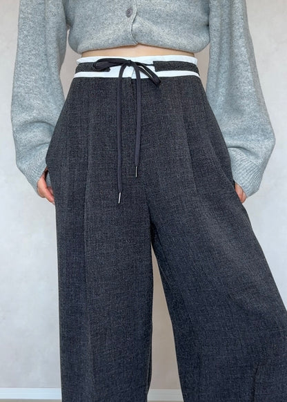 Waist design slacks