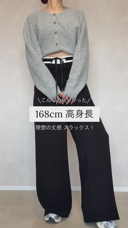 Waist design slacks